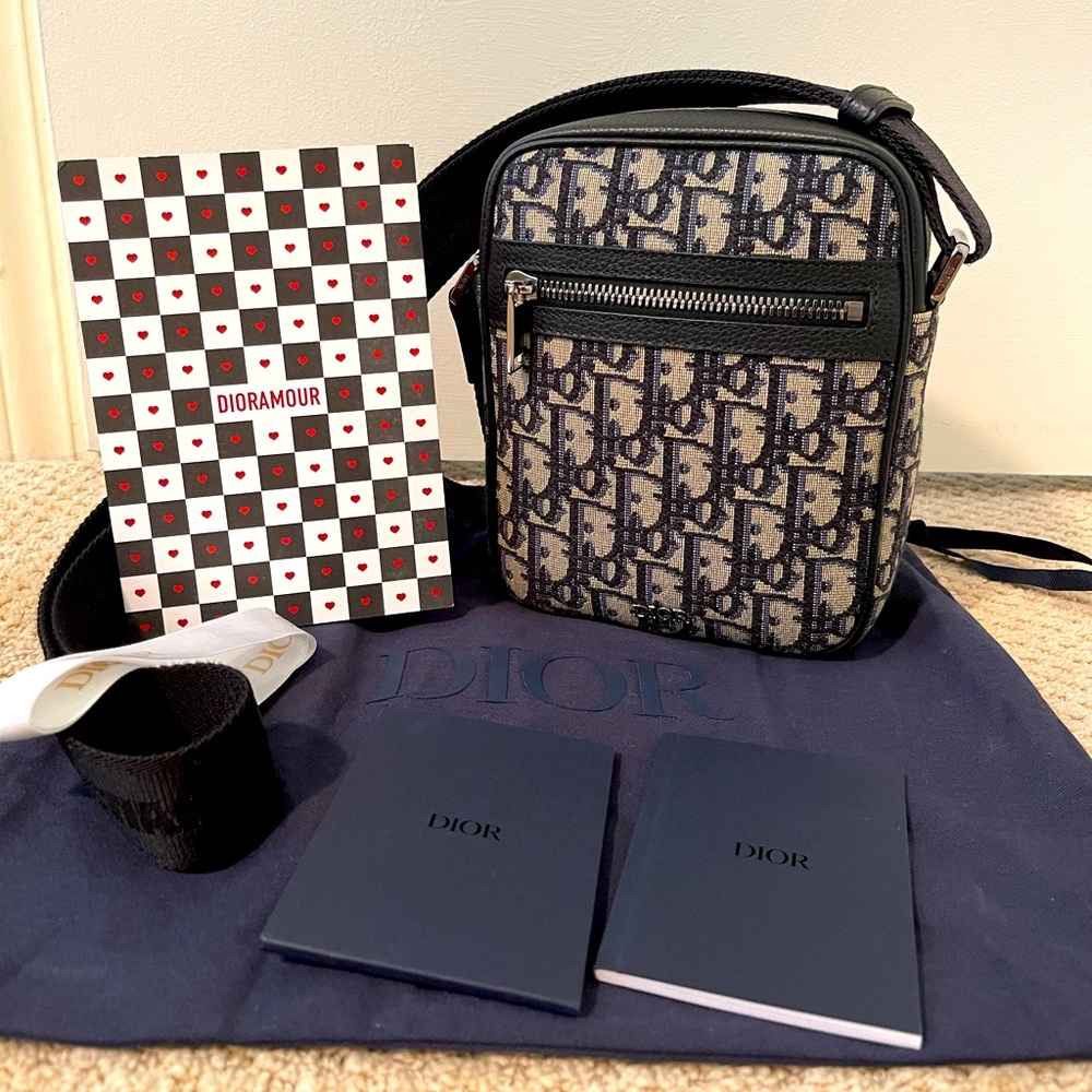 Dior oblique messenger bag